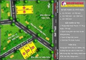 Mở bán 5 lô đất KQH Hoài Thanh - gần nhà máy rượu Sake!!! DT: 93m2 – 102m2