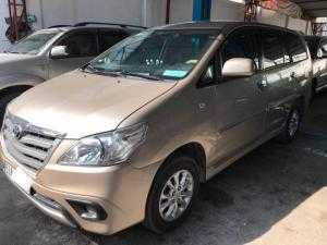 Bán Toyota Innova E 2014, màu vàng cát, biển TP, giá thương lượng, hổ trợ góp