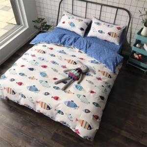 Bộ chăn ga gối cotton 100% princess, cực mát
