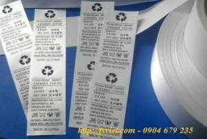 Tem vải - Ruban satin phục vụ ngành may mặc