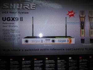 Tên sản phẩm : Micro không dây Shure UGX 9II chất lượng cao
Mã sản phẩm : Shure UGX 9II