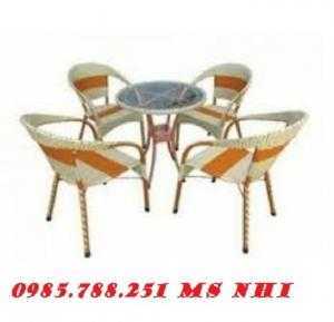 Bàn ghế cafe ngoài trời hgh44