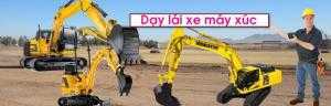 Đào tạo chứng chỉ-Dạy lái máy xúc cuốc đào lu ủi Bình Dương