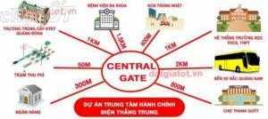Bán vài lô đẹp của dự án Central Gate