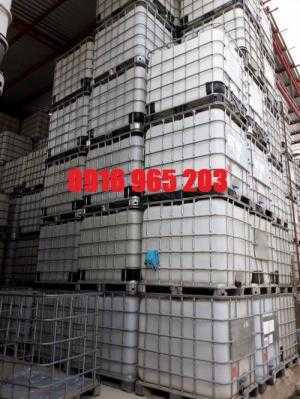 Thùng nhựa 1000L đựng hóa chất, tank nhựa cũ 1000 lít
