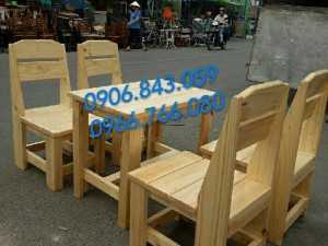 Bàn ghế gỗ Quán nhậu