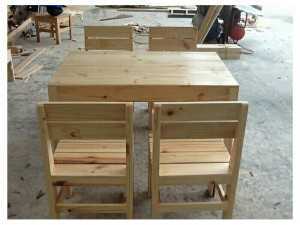 Bàn ghế gỗ Quán nhậu