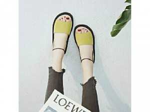 Sandal bản hậu thun rút