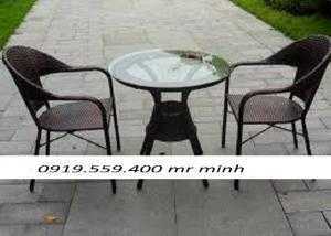 Bàn ghê cafe sân vườn