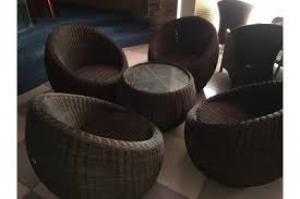 Bàn ghế mây