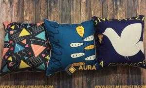 Chuyển Sỉ Áo Gối Tựa Lưng - Áo Gối Vuông Size 45x 45 Gối Tựa Lưng Aura Phong Cách Hiện Đại