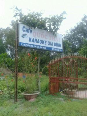 Nay nhà tôi định cư nước ngoài nên bán ,khu nhà hàng tiệc cưới quán karaoke ,quán cafe sân vườn