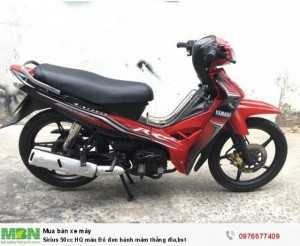 Sirius 50cc HQ màu Đỏ đen bánh mâm thắng đia.bst