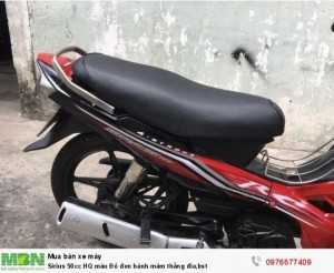 Sirius 50cc HQ màu Đỏ đen bánh mâm thắng đia.bst
