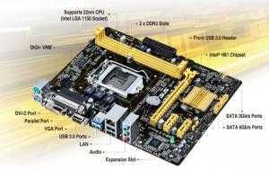 Main Asus H81 Cao Cấp Cho dòng Máy tính thế hệ mới, socket 1150.