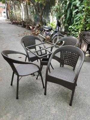 Bàn ghế cafe giá rẻ Htt02