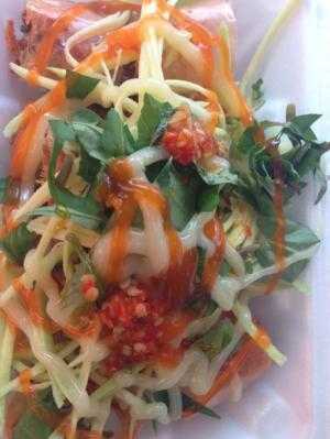 Sa tế trong Bánh tráng cuốn khô bò nhà tự làm