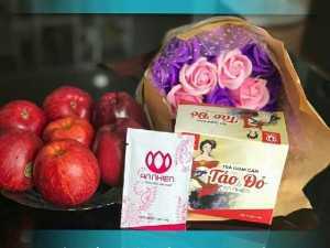 Trà giảm cân táo đỏ