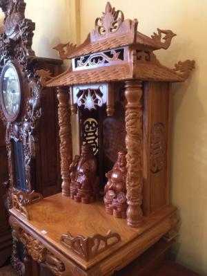 Bàn thờ ông địa 50cm mái ngói trang nghiêm