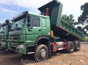 Bán xe tải ben 3 chân HOWO tải cao giá rẻ nhất 2017 hỗ trợ vay vốn 80%