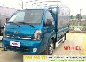 Bán xe tải Kia K250, Thaco K250, tiêu chuẩn EURO IV, máy Hyundai, mới 2018