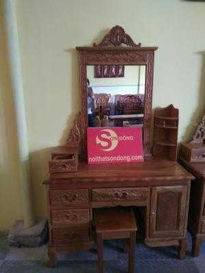 Bàn Phấn gỗ tự nhiên cao cấp Giá Rẻ