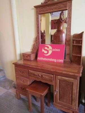Bàn Phấn gỗ tự nhiên cao cấp Giá Rẻ
