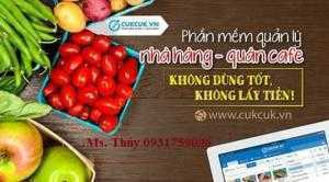 Phần mềm quản lsy nhà hàng, quán ăn, quán cà phê