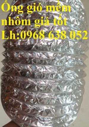 Ống Gió Mềm Phủ Nhôm, Ống Giấy Bạc Chống Cháy D100, D125, D150, D200, D250, D300 Hút Khói, Mùi, Khí Nóng