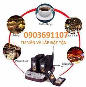 Bán bộ thiết bị tự phục vụ không dây cho quán cafe, trà sữa