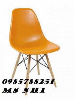 Ghế nhựa chân gỗ giá rẻ nhất NN01