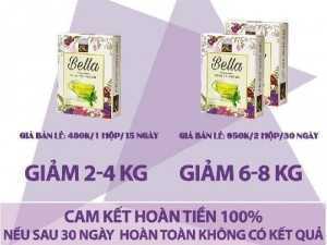 Trà giảm cân thảo dược bella