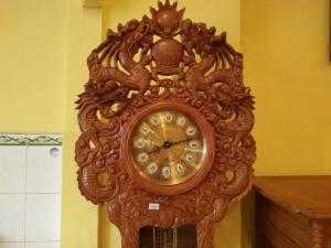 Đồng Hồ Gõ đỏ tứ linh.