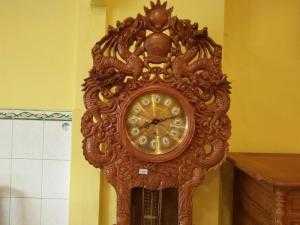 Đồng Hồ Gõ đỏ tứ linh.