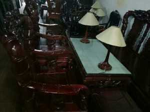 Mua đồ gỗ cũ bàn ghế sập gụ tủ trà gỗ