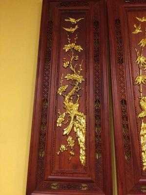 Tranh Tứ Quý Dát Vàng Đẹp Tại Nội Thất Sơn Đông