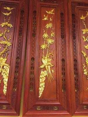 Tranh Tứ Quý Dát Vàng Đẹp Tại Nội Thất Sơn Đông