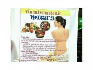 Tắm trắng thuốc bắc