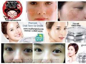 ???? Kem Goodal Premium Snail Tone Up Cream có chiết xuất từ ốc sên và tinh chất nhân sâm trắng có tác dụng dưỡng trắng, sáng da, cải thiện tông màu da, cho bạn làn da trắng hồng rạng rỡ.