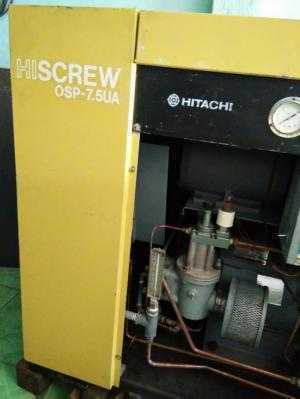 Máy nén khí hitachi 10hp (bên trong máy)