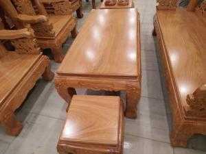 Bộ Bàn Ghế Chạm Rồng Bát Tiên Tay 12.