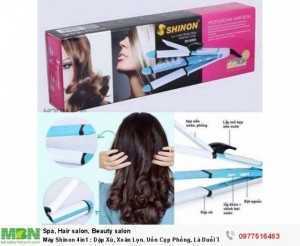 Máy Shinon 4in1 : Dập Xù, Xoăn Lọn. Uốn Cụp Phồng, Là Duỗi Thẳng