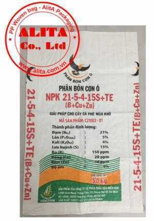 Bao phân bón 50kg in flexo 2 mặt