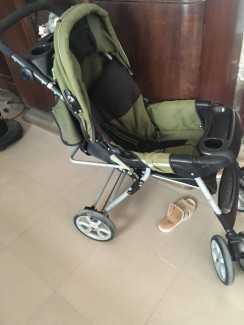 Xe đẩy farlin 3 tư thế mới 95 % giá mềm
