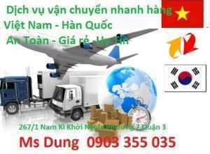 Dịch vụ vận chuyển gửi hàng từ Việt Nam đi sang Hàn Quốc nhanh chóng , uy tín