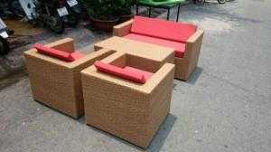 Bàn ghế sofa giả mây bền đẹp
