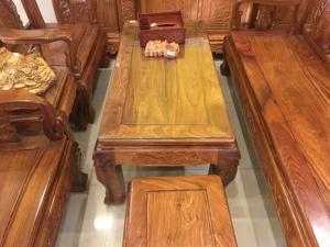 Bộ bàn ghế chạm đào giá rẽ gỗ cao cấp