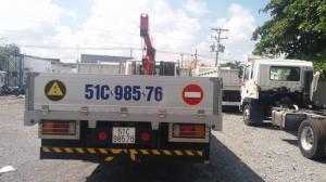 hyundai hd219 thùng gắn cẩu unic A500k