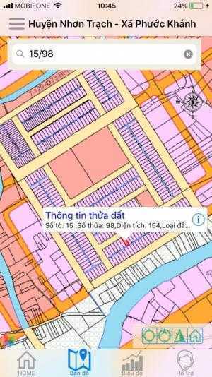Tái Định Cư Phước Khánh chính chủ 154m(7x22) thổ cư 100%