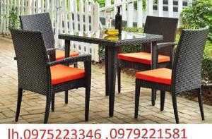 Bộ bàn ghế nhà hàng cafe sân vườn giá siêu rẻ
